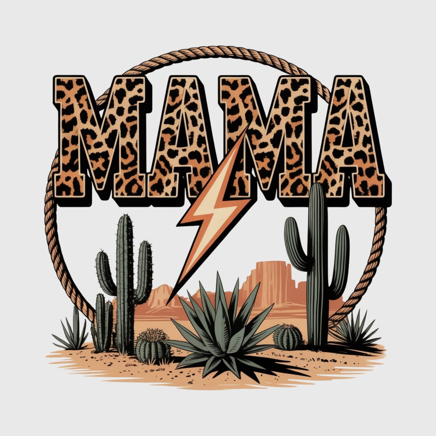 Leopard Desert Mama Transfer