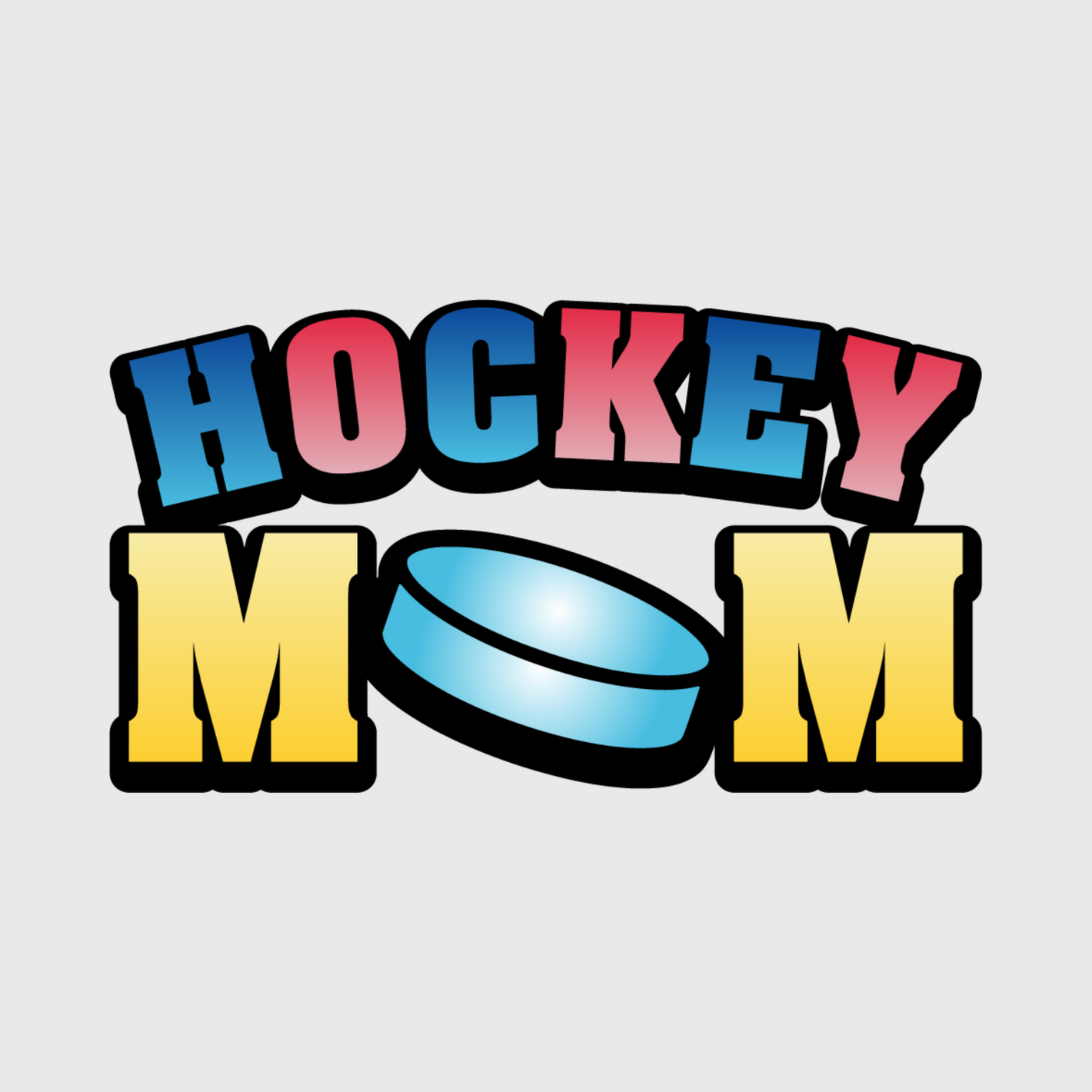 Hockey Mom Bold Design Transfer