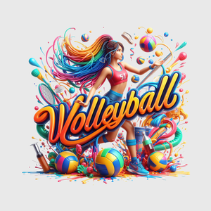 Volleyball Vibes Transfer