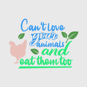 Can’t Love Animals and Eat Them Too Transfer