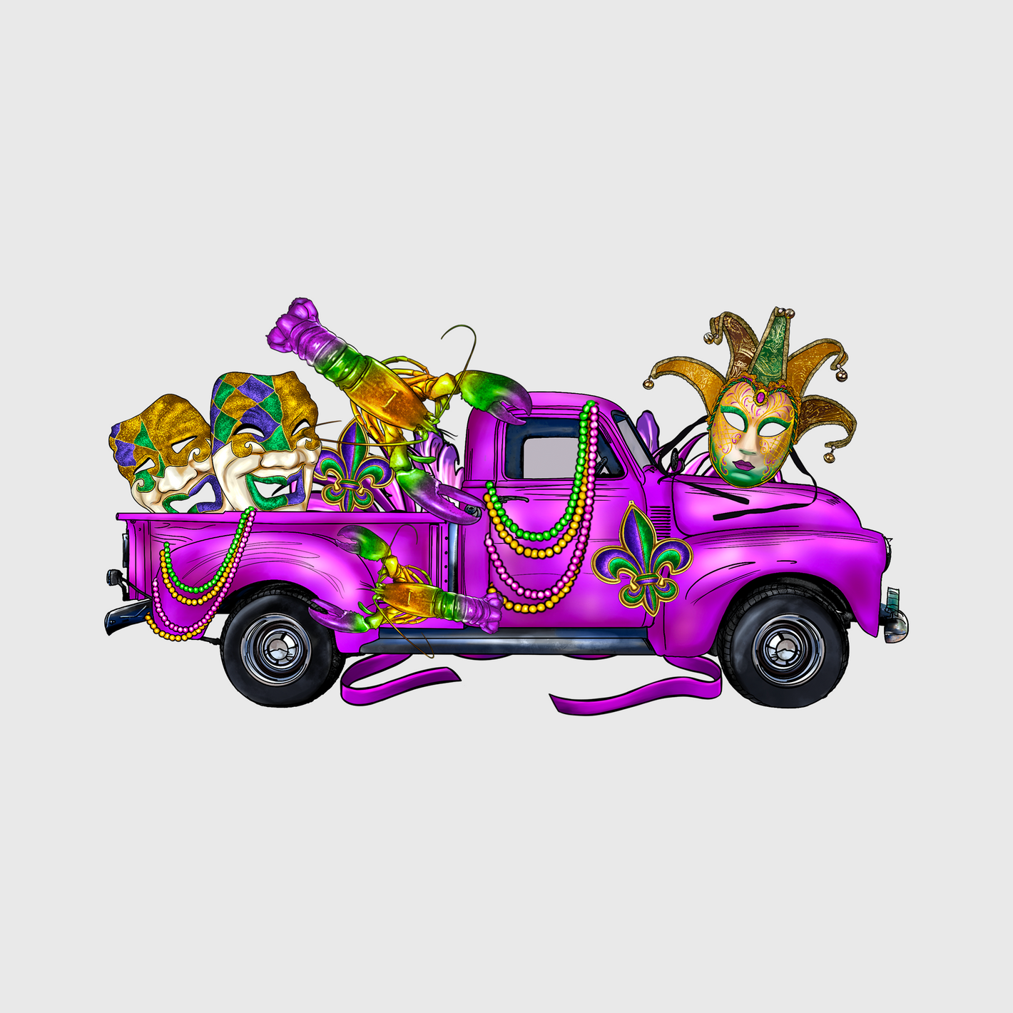 Mardi Gras Truck Transfer