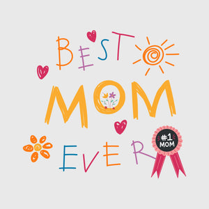 Best Mom Ever Doodle Transfer