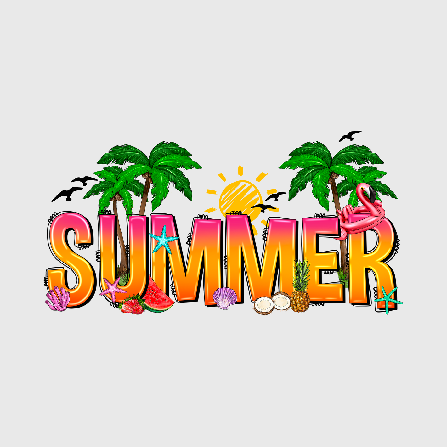Summer Sunset Tropics Transfer