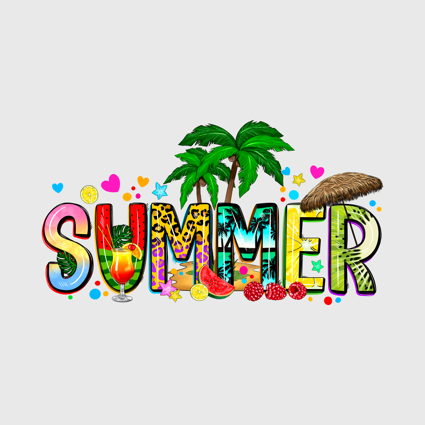 Summer Watermelon Beach Transfer