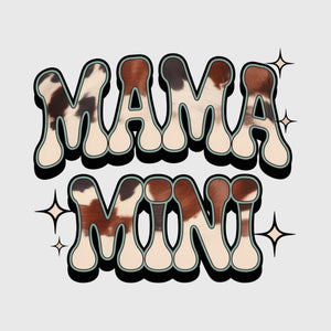 Cowprint Mama Mini Transfer
