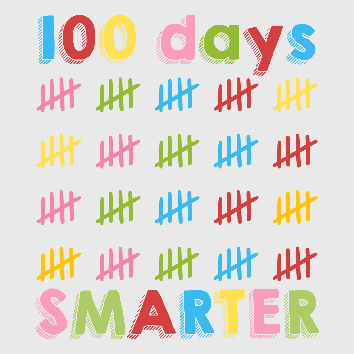 100 Days Of School Counting Transfer