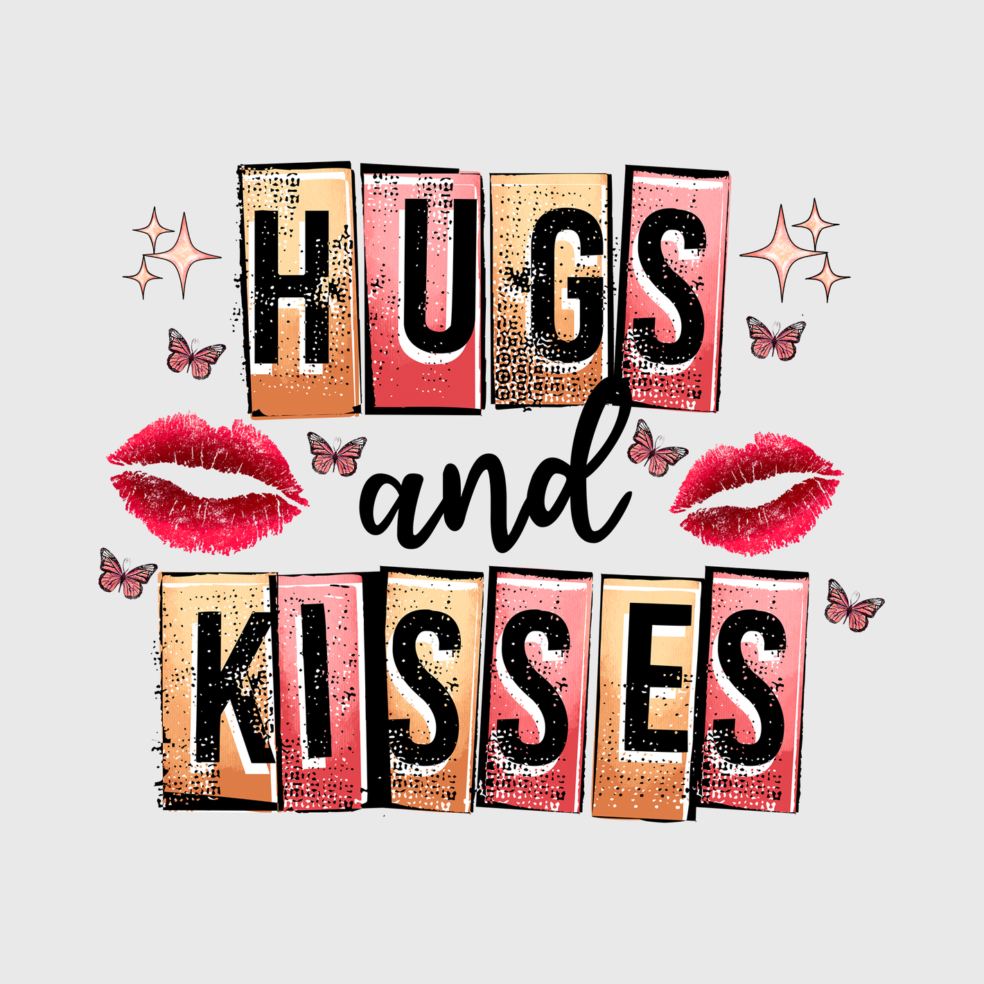 Hugs and Kisses Valentine Transfer