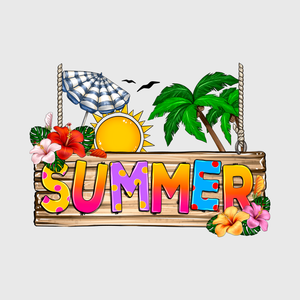 Summer Umbrella Beach Vibe Transfer