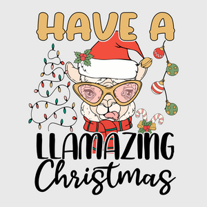 Llamazing Christmas Transfer