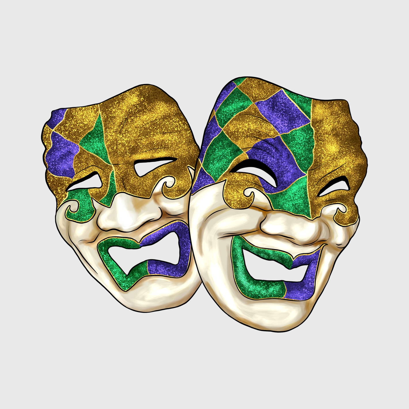 Mardi Gras Comedy and Tragedy Transfer