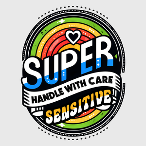 'Super Handle With Care' Transfer