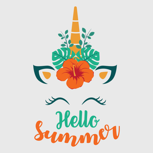 Hello Summer Unicorn Transfer