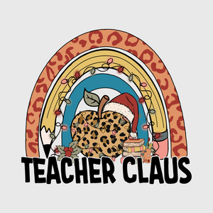 Teacher Claus Christmas Transfer