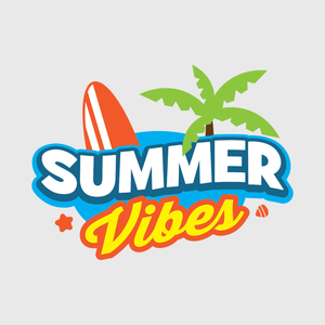 Summer Vibes Beach Ball Transfer