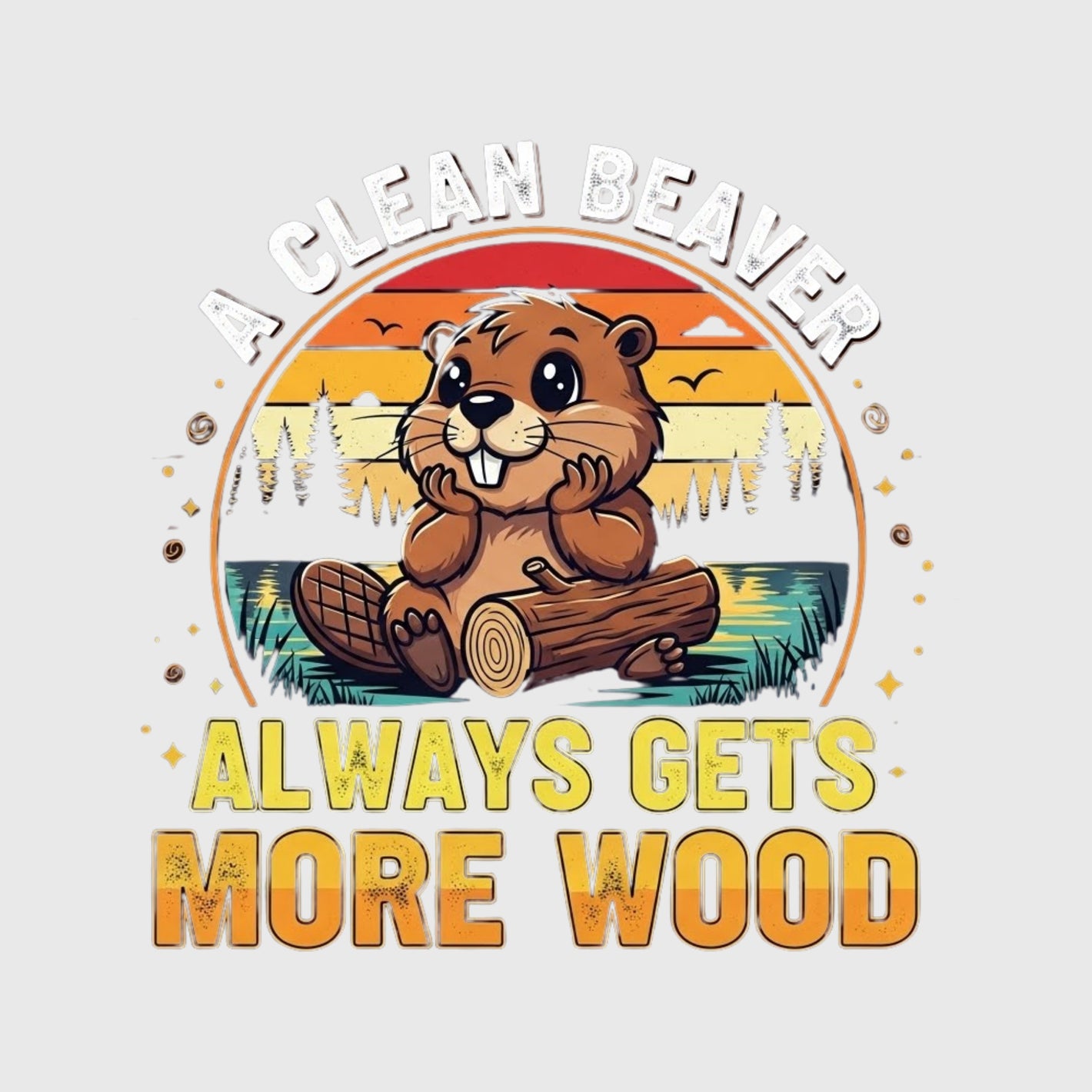 Beaver Wood Winner Transfer