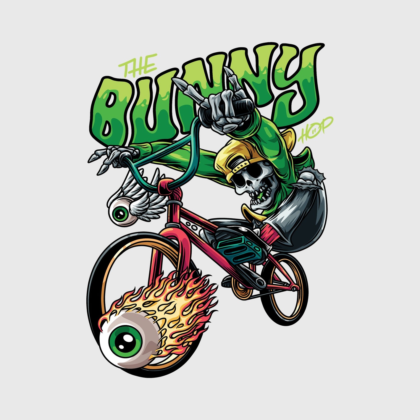 Eyeball BMX Bunny Transfer