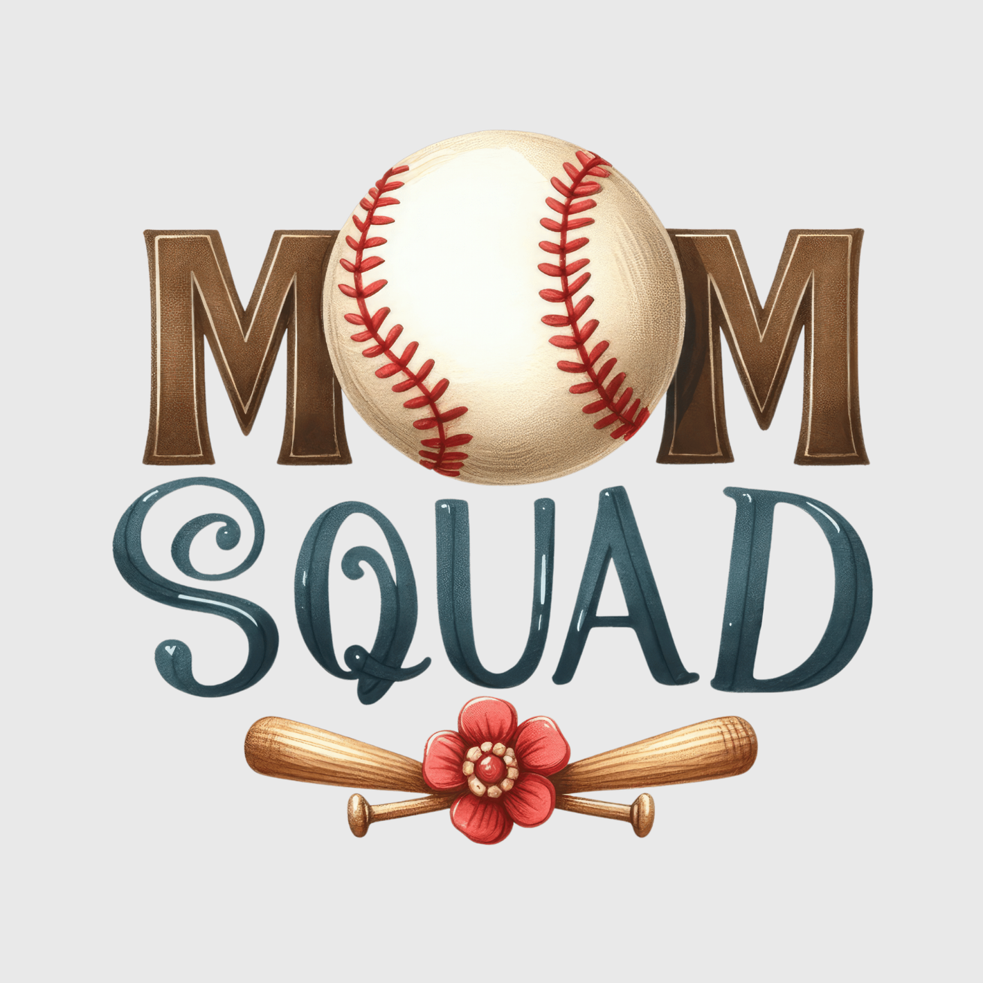 Mom Squad Baseball Transfer