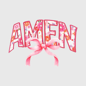 Petal Pop Ribbon Praise Transfer