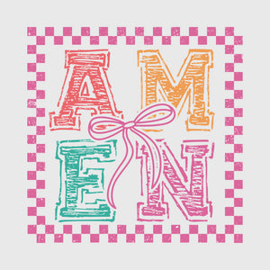 Retro Ribbon Praise Transfer