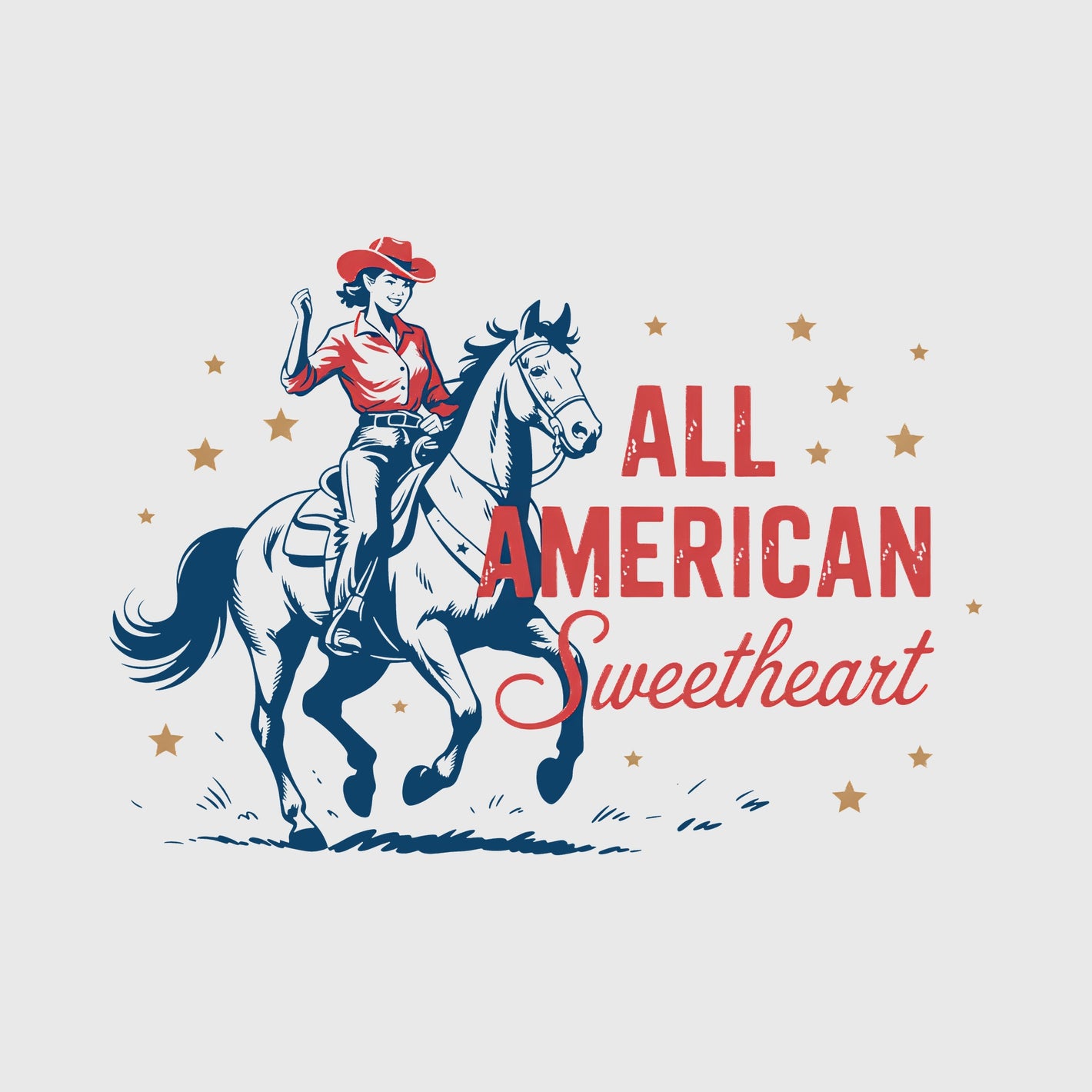 Star Rodeo Sweetheart Transfer