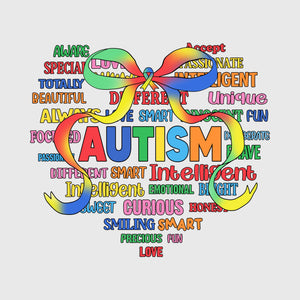 Spectrum Strength Heart Transfer