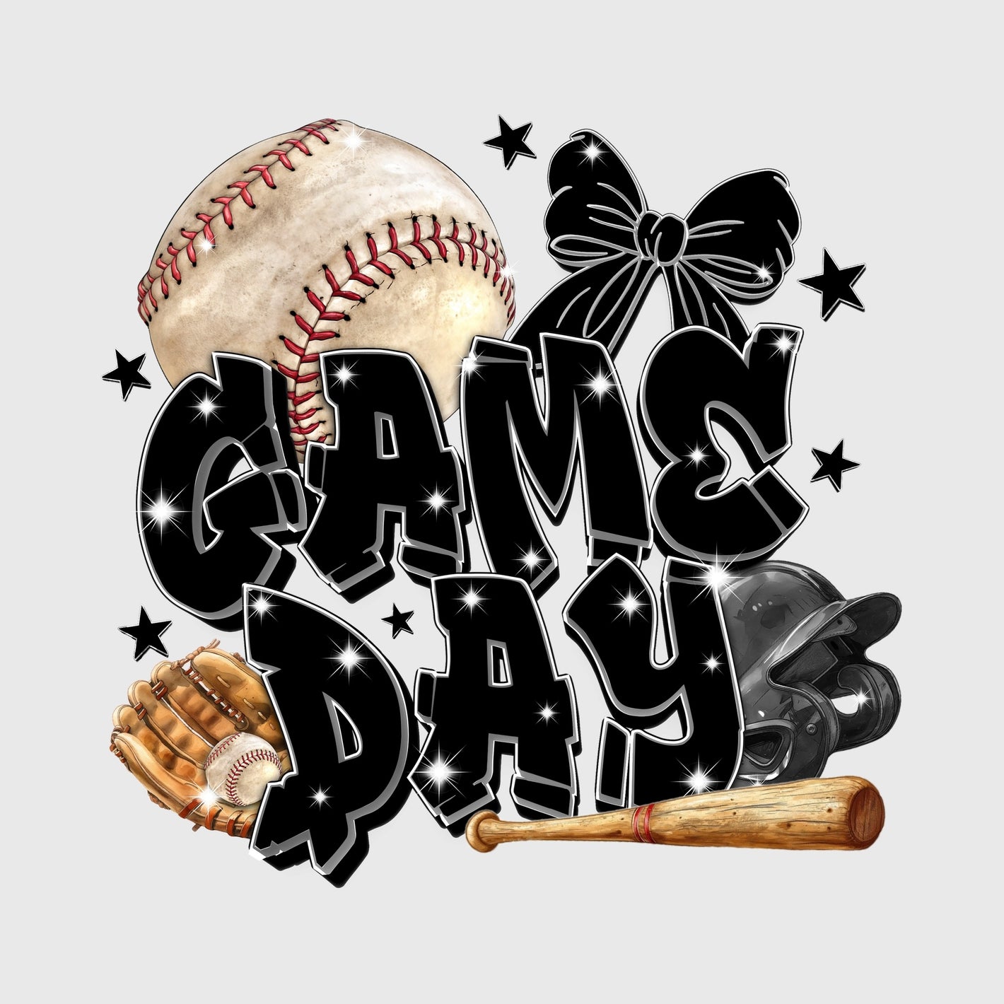 Glam Game Day Sparkle Transfer