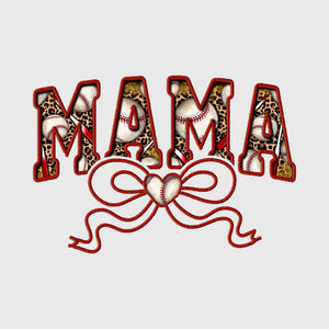 Leopard Stitch Mama Transfer