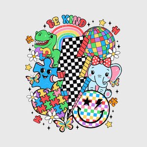 Colorful Kindness Puzzle Transfer