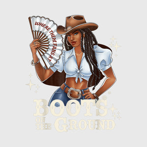 Fan Flair Cowgirl Transfer