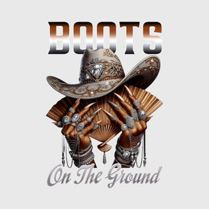 Silver Fan Rodeo Transfer