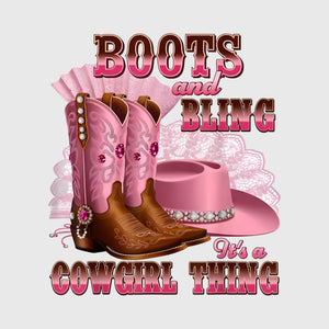 Blush Pearl Cowgirl Transfer