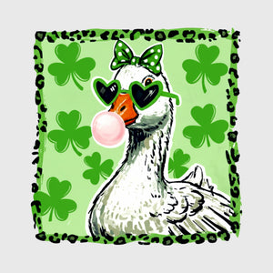 Sassy Shamrock Goose Transfer
