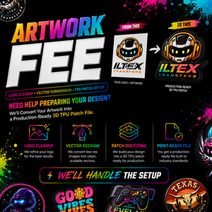Artwork Digitizing Fee