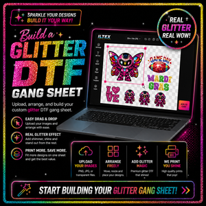 Glitter DTF Gang Sheet Builder