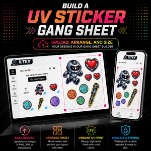 UV Stickers Gang Sheet Builder