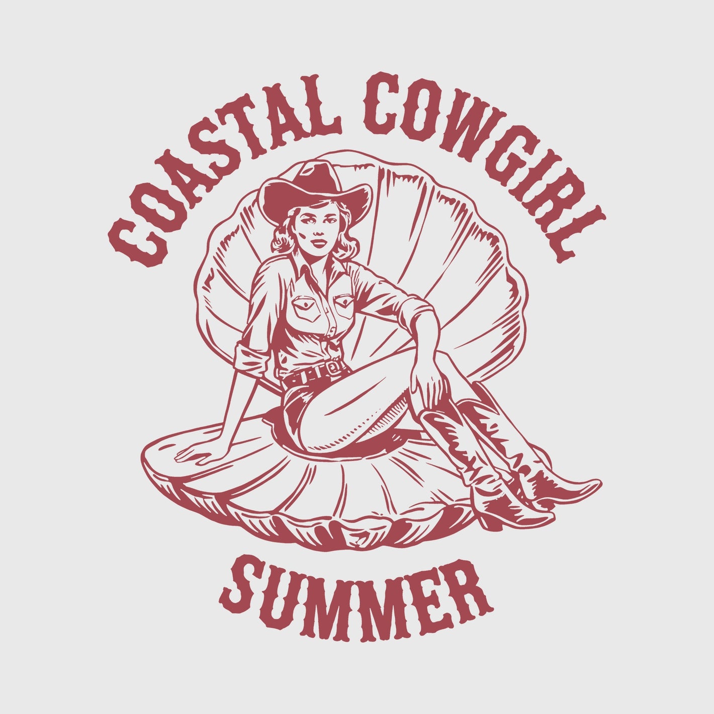 Seaside Rodeo Muse Transfer