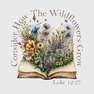 Wildflower Wisdom Scripture Transfer