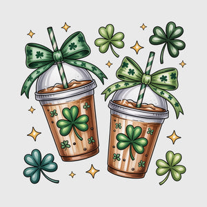Shamrock Iced Coffee Duo Transfer