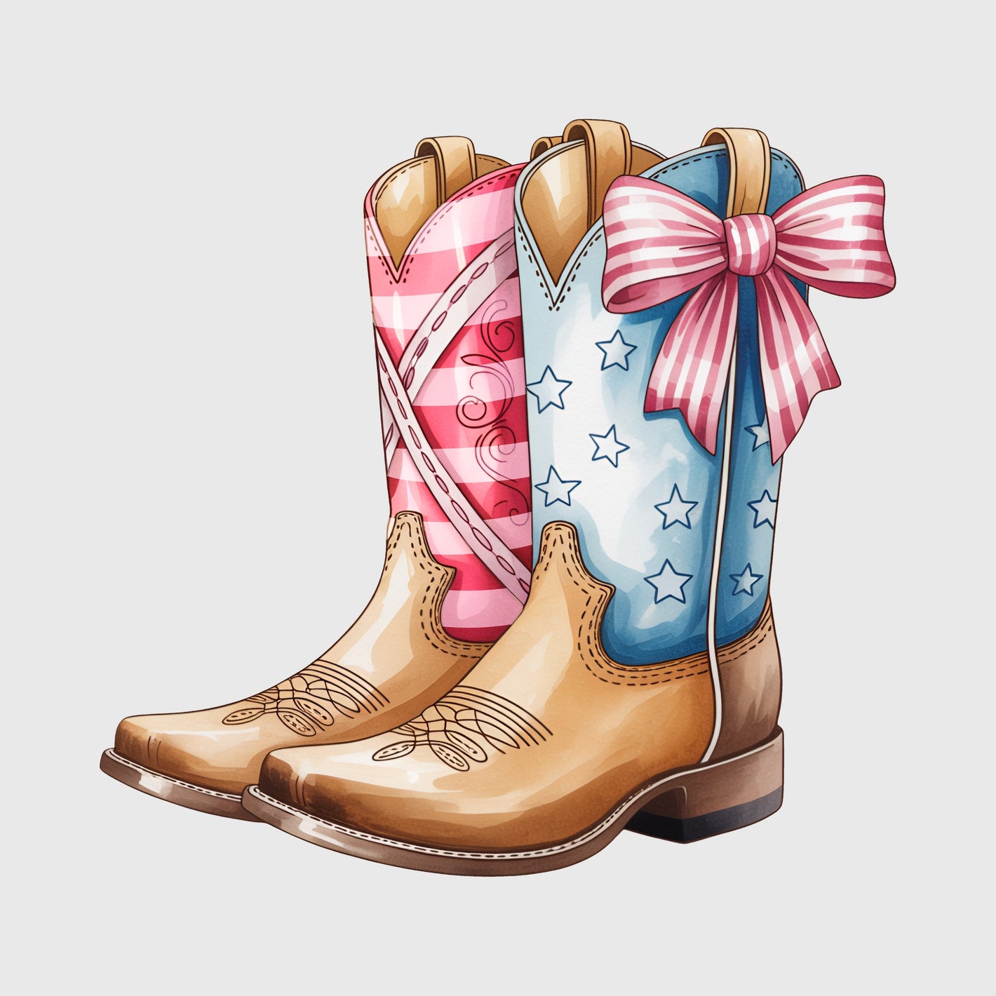 Star Spangled Boots Transfer