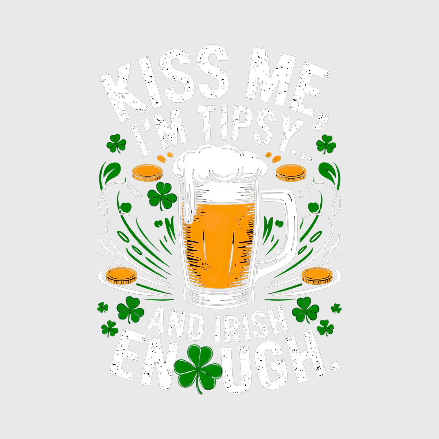 Irish Tipsy Charm Transfer