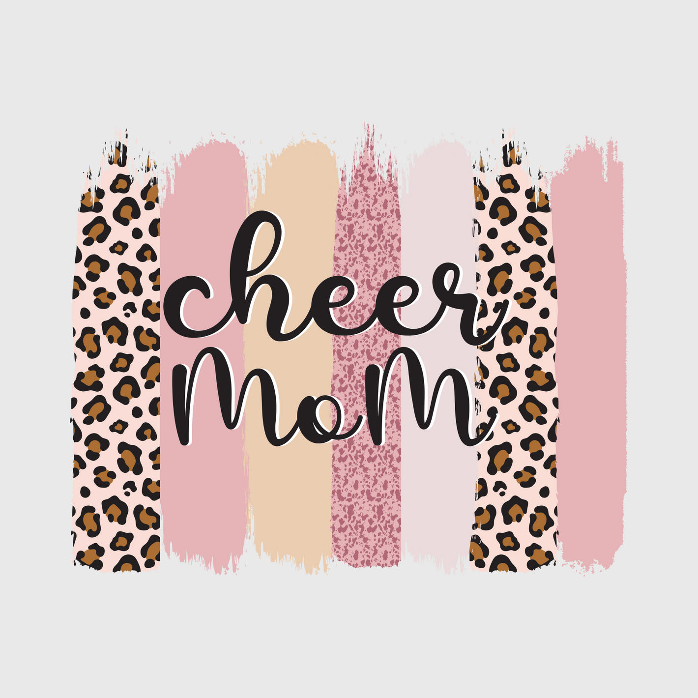 Cheer Mom Cheetah Transfer