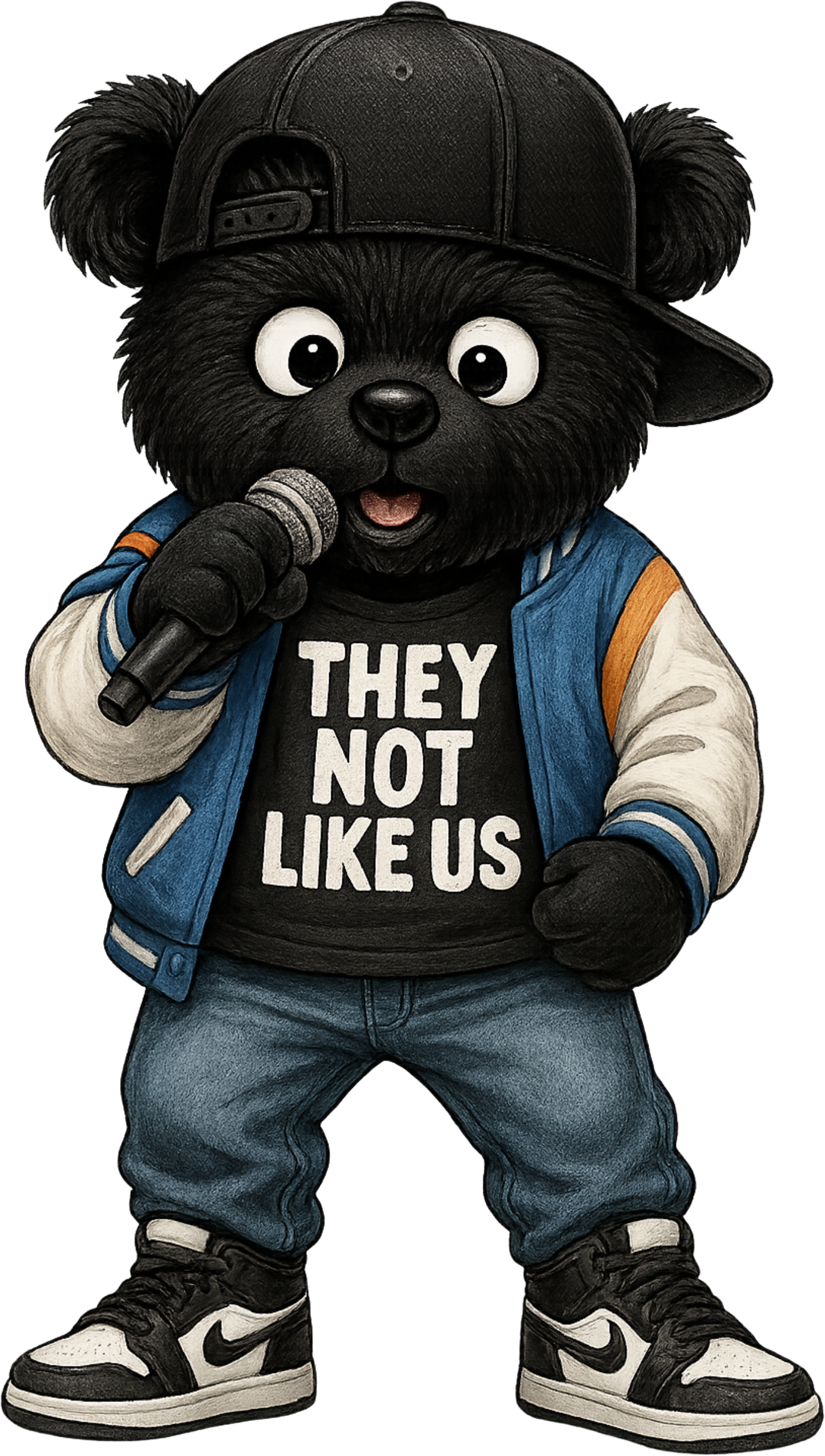 They Not Like Us Bear Streetwear Transfer