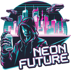 Neon Future Cityscape Transfer