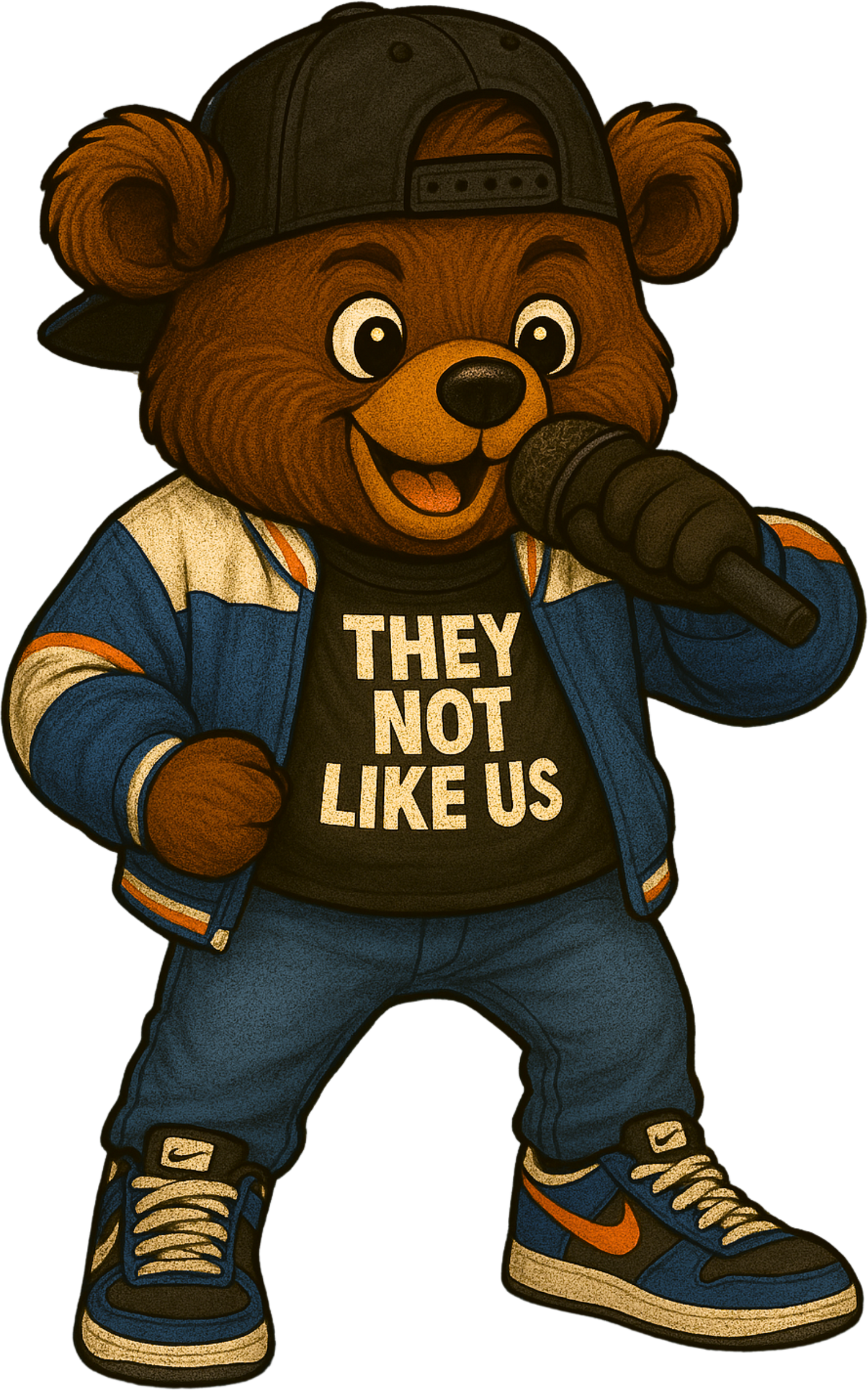 Bear with Shades Street Drip Transfer
