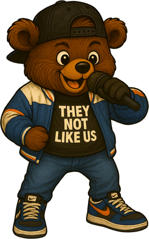 Bear with Shades Street Drip Transfer