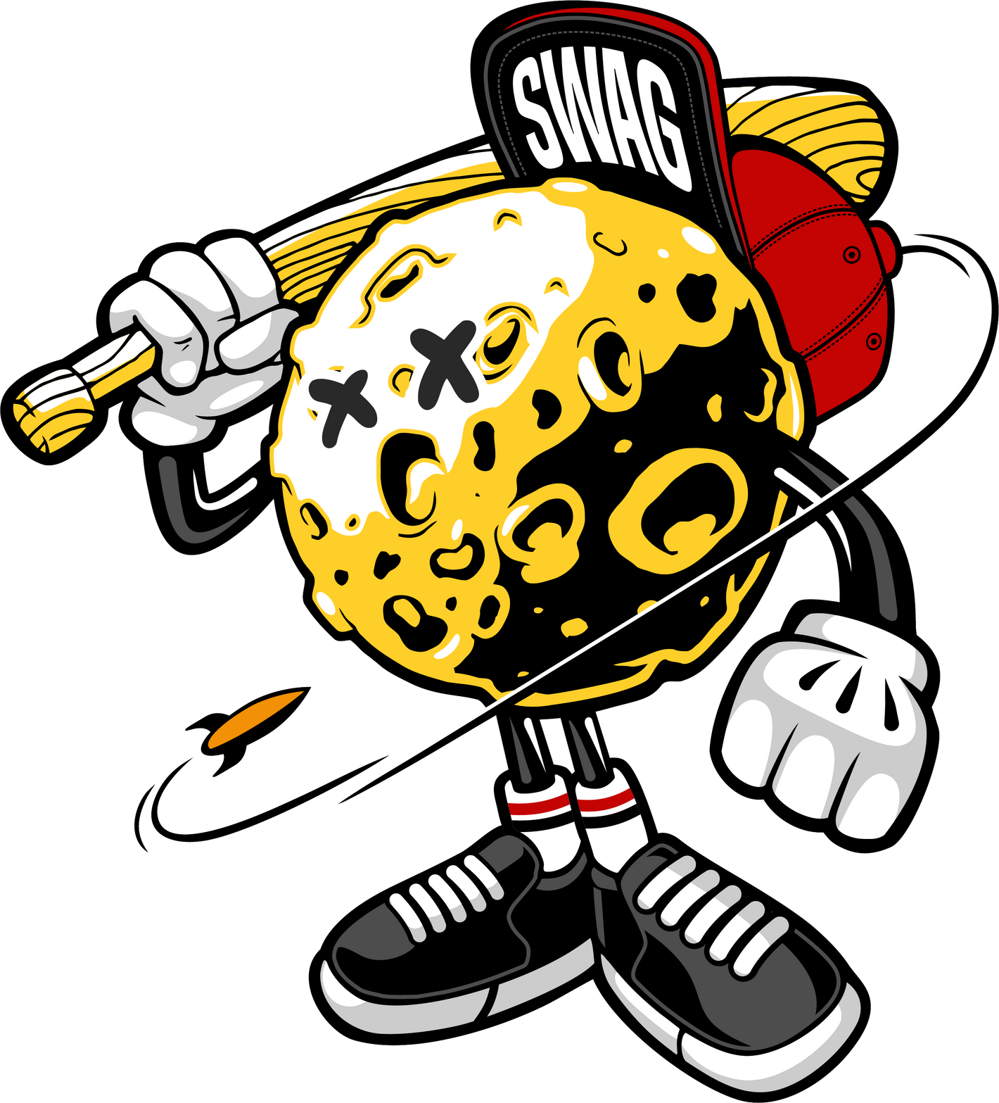 Swag Moonball Streetwear Transfer