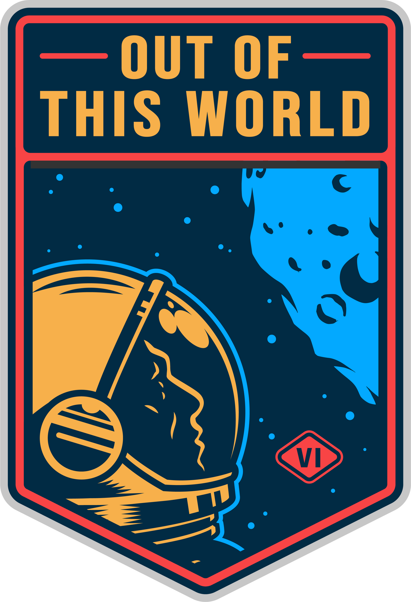 Out of This World Badge Transfer