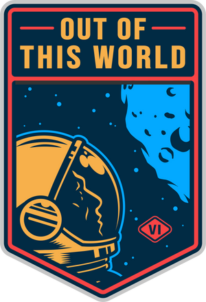 Out of This World Badge Transfer