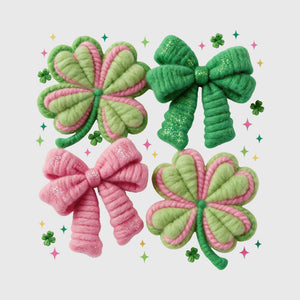 Clover Cutie Bow Transfer