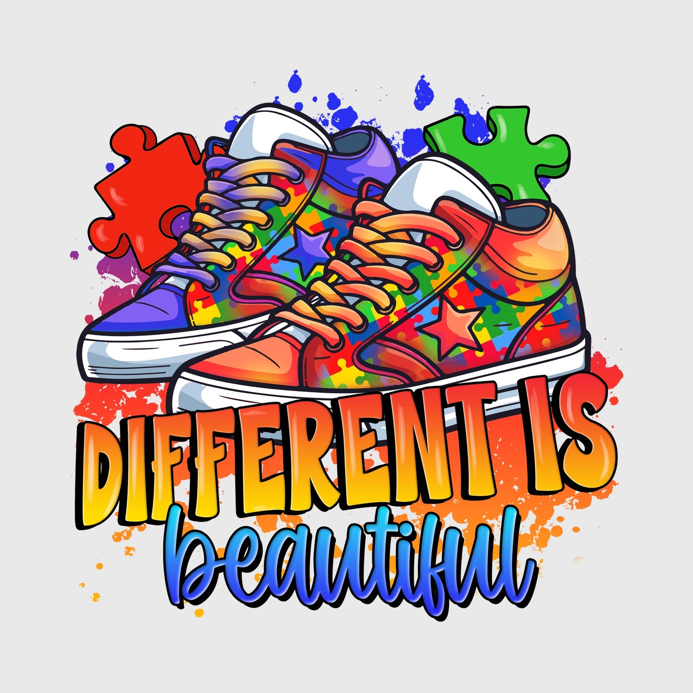 Spectrum Sneaker Pride Transfer